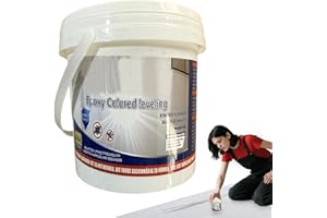 Epoxy Floor Paint, 500g Epoxy Colored Sand Floor Paint, Coat Quick-Drying Stain-Resistant Painting, Self-leveling High Gloss 