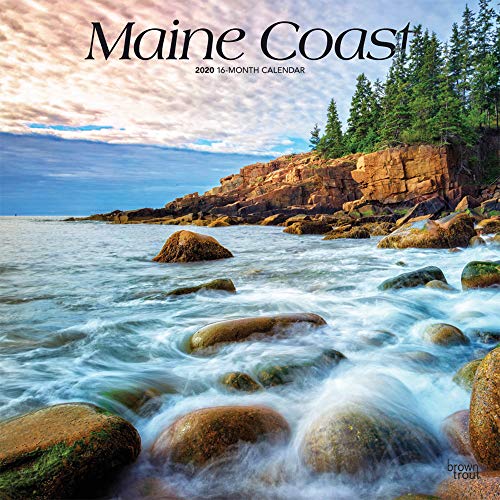 Maine Coast 2020 12 x 12 Inch Monthly Square Wall Calendar, USA United States of America Northeast State Ocean Sea Nature by BrownTrout Publishers Inc.