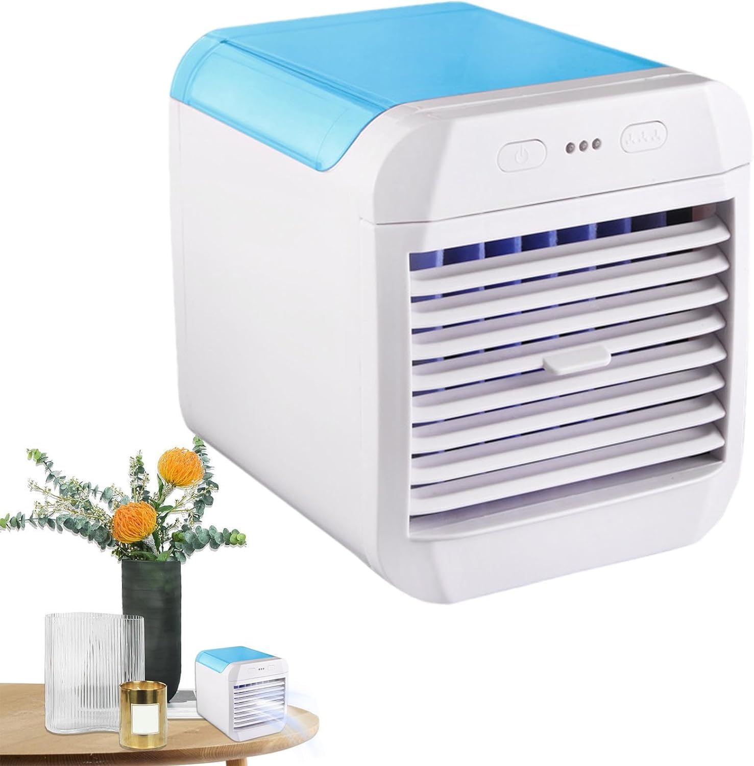 Photo 1 of Portable Air Conditioner Fan, USB Powered Air Cooler, Humidifier, Personal Mini Air Cooler, Ultra Quiet Cooling Fan for Family, Travel, Office