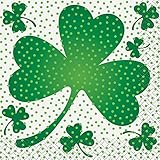 Lucky Shamrock St. Patrick's Day Beverage Napkins, 16ct