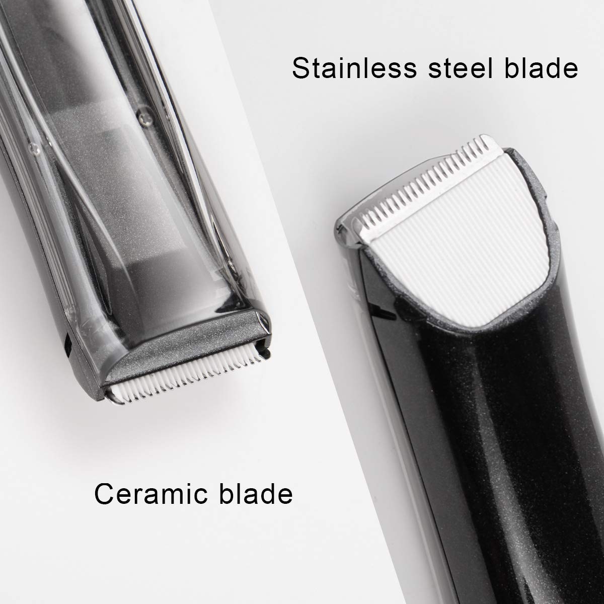 Pro Outliner Hair Beard Trimmer/Clippers,Vacuum Haircut Kit, Vacuum Trimmer, Hair Clippers, Hair Trimmer, Clippers with with 3 Combs Voltage 110-120 VAC by BESTBOMG (Black)