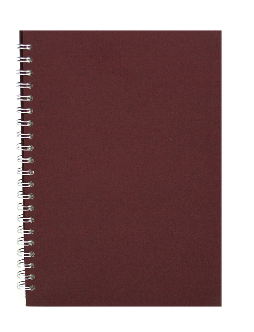 Pink Pig A4 Portrait Sketchbook | White Cartridge, 35 Leaves | Economy Aubergine