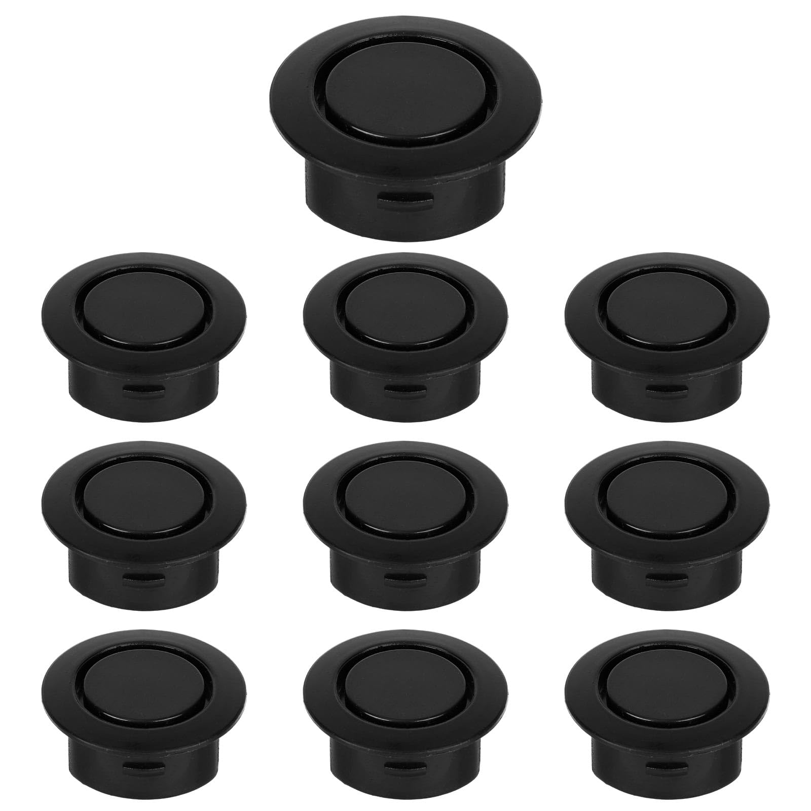 Photo 1 of 10pcs Car Bumper Hole Plugs for Parking Sensor Radar Holes, Waterproof Dust-Proof Rear Bumper Plug Covers Universal Car Accessories (Black)
