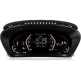 12.3" Digital Dash Instrument Cluster for BMW 5 Series E60 2003-2009, for BMW E61 2003-2009 Digital Cluster Instrument Speedometer Replacement