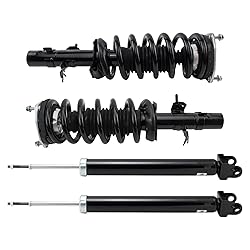 TRQ Front and Rear Complete Strut Assembly & Shock