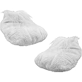 Nicky Bigs Novelties Adult Costume Accessory Big Giant Funny Feet Slippers Caveman Feet Shoe Covers Beige