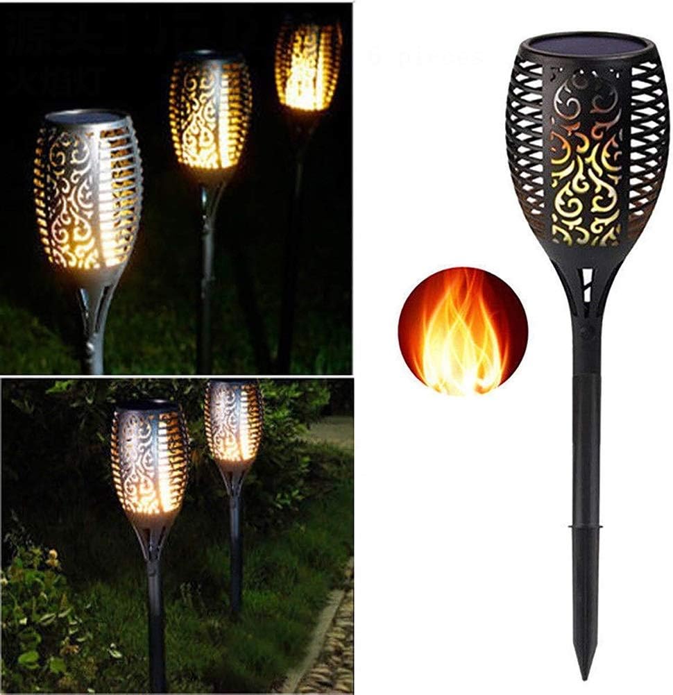 Solar Garden Torch Light Bright Path Outdoor Garden Pole, Waterproof