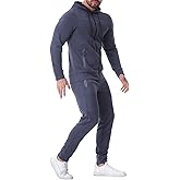 RYLY rexperformance Mens Tracksuit 2 Piece Set Casual Sweatsuits Full Zip Track Suits Jogging Athletic Suit Sets