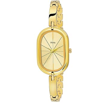 Stylish Analog Watch for Women and Girls (Gold)