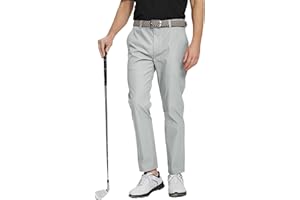 M MAELREG Golf Pants Men Quick Dry - 30"/32"/34" Stretch Lightweight 5 Pockets Water-Resistant Casual Mens Dress Pants