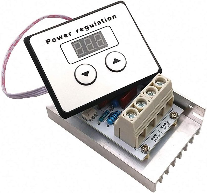 10000W SCR Digital Voltage Regulator Speed Control Dimmer Thermostat AC 220V 80A