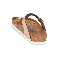 Birkenstock Women's Flip Flops Flo, Metallic