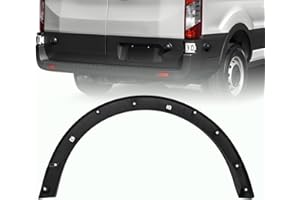 YINZINR Rear Fender Molding Trim Wheel Arch Fender Fits for 2015-2022 Ford Transit, OEM #CK4Z61280K97AC, CK4Z61280K96AC, Direct Replacement (Right Passenger Side)