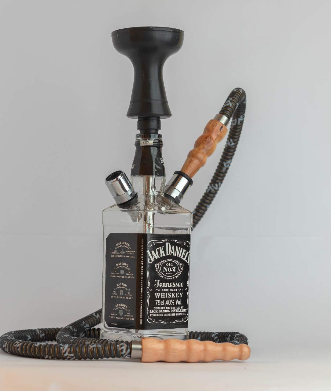 Buy Smoke Station Jack 700 Gram Iron Hookah Shisha Pot (Clear Black) 10