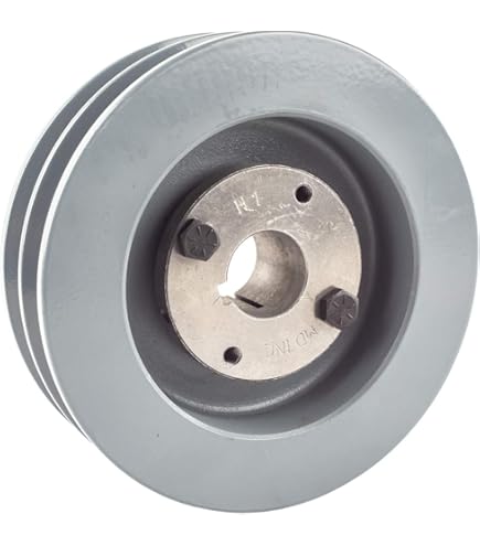 3.95" X 1-1/8" Double Groove AK Fixed Bore Pulley # 2AK41X1-1/8