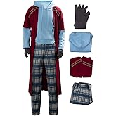 Pexlaxy Adult Mens Fat Cosplay Costume Casual Hoodie Suit Halloween Mens Fat Costume Outfit Full Set