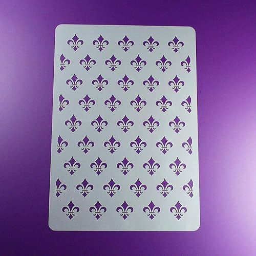 Schablone Franzosische Lilie Muster Bm04 Amazon De Handmade