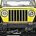 EAG 97-06 Jeep Wranngler TJ Grille Insert Black ABS Trim Front Grill Open 7PCS (41-0139)
