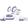 Lansinoh Signature Pro Portable Double Electric Breast Pump with LCD Screen | 3 Power Modes, 25mm Flanges, 2 Bottles, 1 Slow