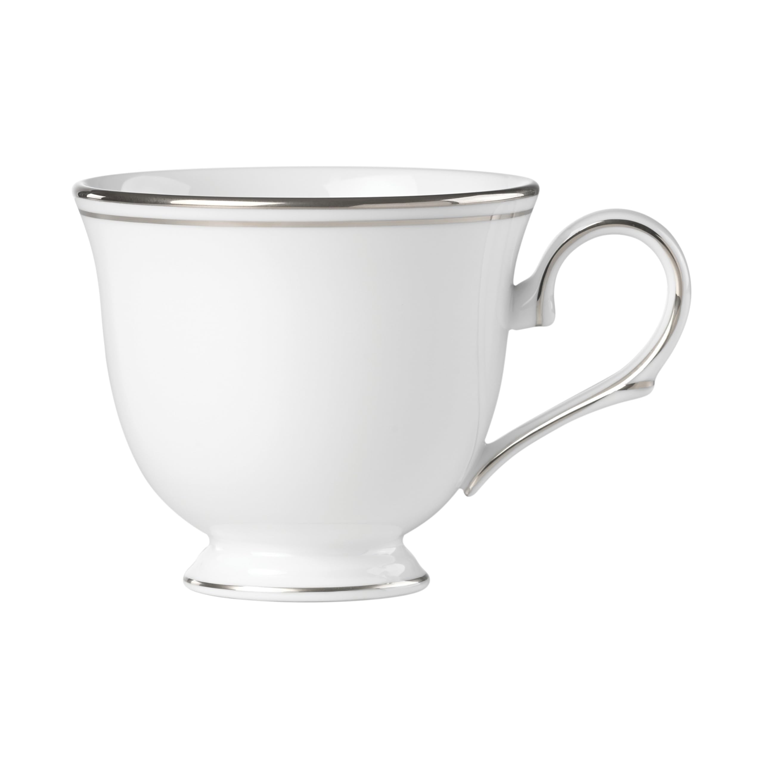 Lenox Federal Platinum Teacup, Cup, White, 6 Ounces