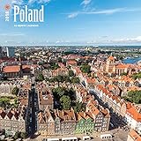 Poland 2018 12 x 12 Inch Monthly Square Wall Calendar, Scenic Travel Europe Warsaw Polish EU (Multilingual Edition) by 