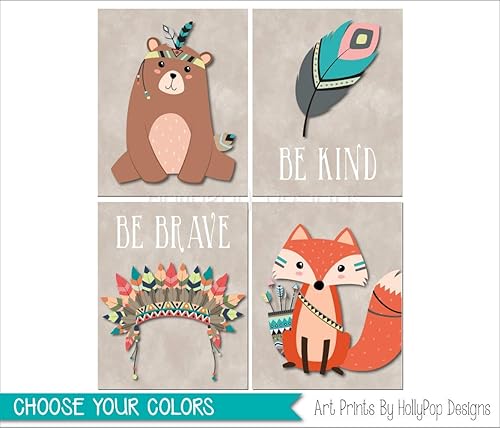 woodland nursery wall decor girl