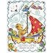 Tobin Sail Away Baby Counted Cross Stitch Kit, 11-Inch x 14-Inch