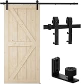 TSMST 183CM Sliding Barn Door Track Kit Aluminum Rail Closet Hardware 150kg