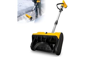 Cordless Snow Shovel Compatible for DeWalt 20V Battery, Max 20FT Throw Distance & 300 lbs/Min Snow Capacity ，12.5 Inch Electr