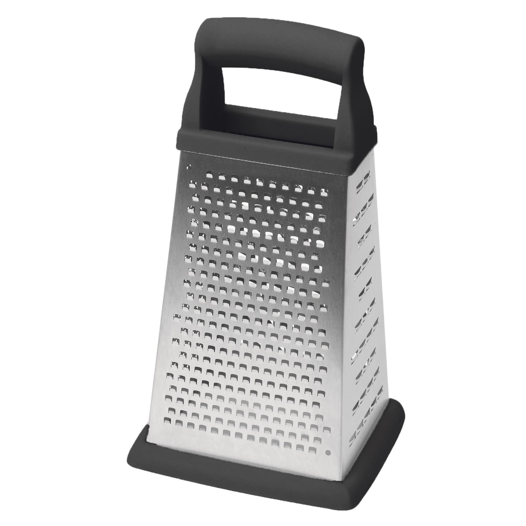 Dexam Stainless Steel 4-Sided Grater, Silver 10.5 x 12 x 22.5 cm