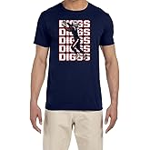 Tenacious Tops Navy New England Stefon Diggs Text Pic T-Shirt