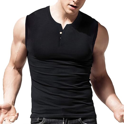 Shirts Makkrom Mens Slim Fit Sleeveless 