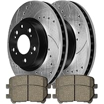 KAX 13.13in Rear Disc Brake Rotors Pair – Fits Honda Odyssey, Pilot, Acura MDX, ZDX