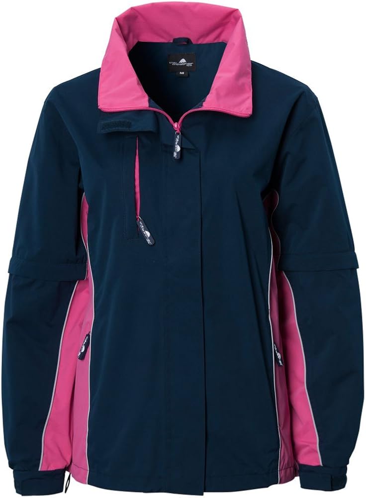 ladies short sleeve golf rain jacket