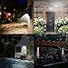 Super Bright Outdoor Solar Lights with 8 LEDs- Maintenance Free Motion Activated Light- 100% Weatherproof Body (Black)