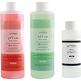 8oz. pH Calibration Buffer Solution Kit (pH 4.00 & 7.00), plus 4oz. 3M KCL Storage Solution for pH/ORP Electrodes