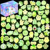Outee 80 Pcs Mochi Squishies Toys, Glow in The Dark