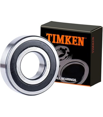 TIMKEN 6308-ZZ, 2 Pcs,Double Metal Seal Bearings 40x90x23mm, Pre