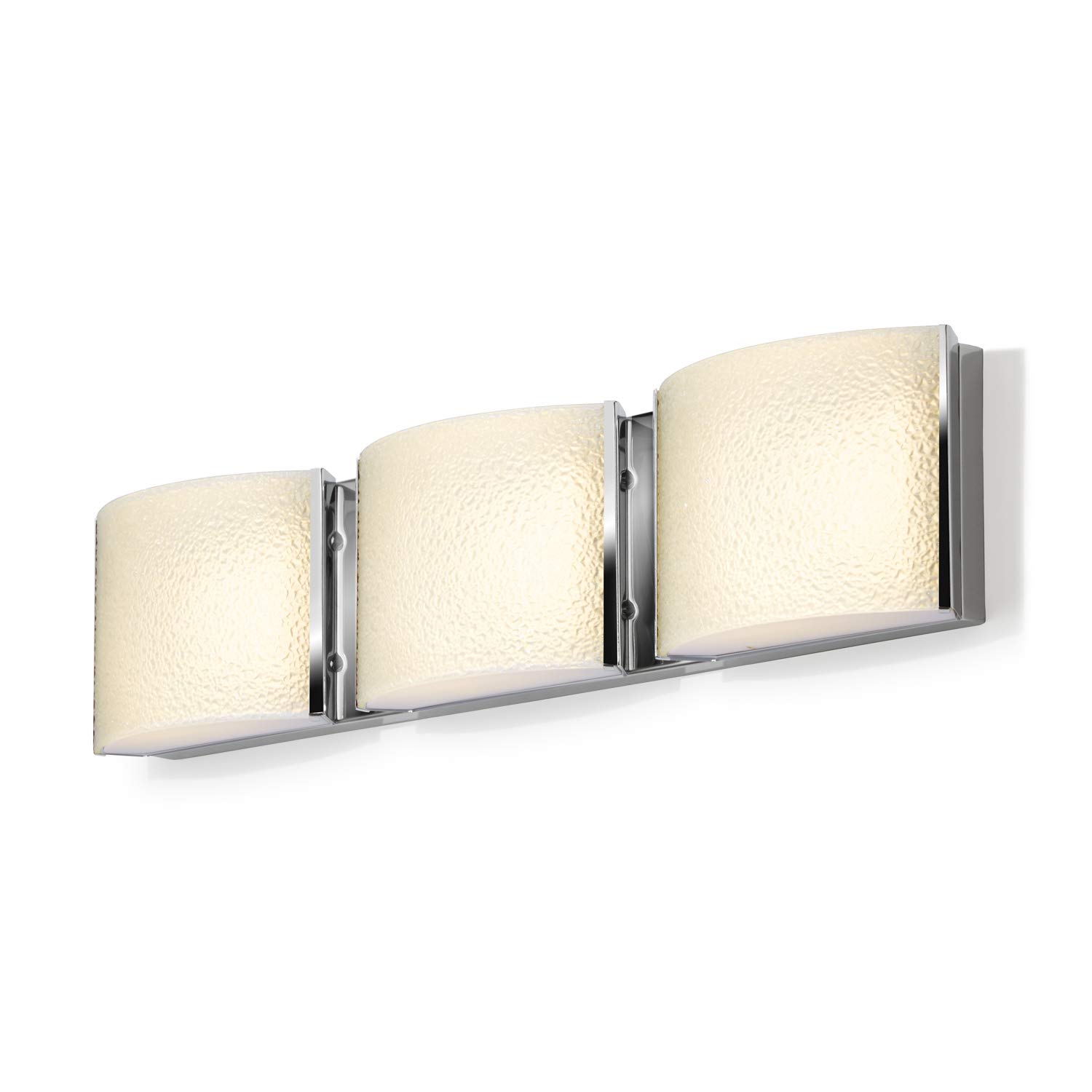 Best Vanity Lighting Polished Nickel With Crystals 3 Lights