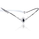 MOSTORY Handmade Black Rhinestone Tiara Elf Headpiece Fairy Crystal Crown Quartz Elven Circlet for Women s Princess Renaissance Halloween Wedding Prom Carnival Party Black