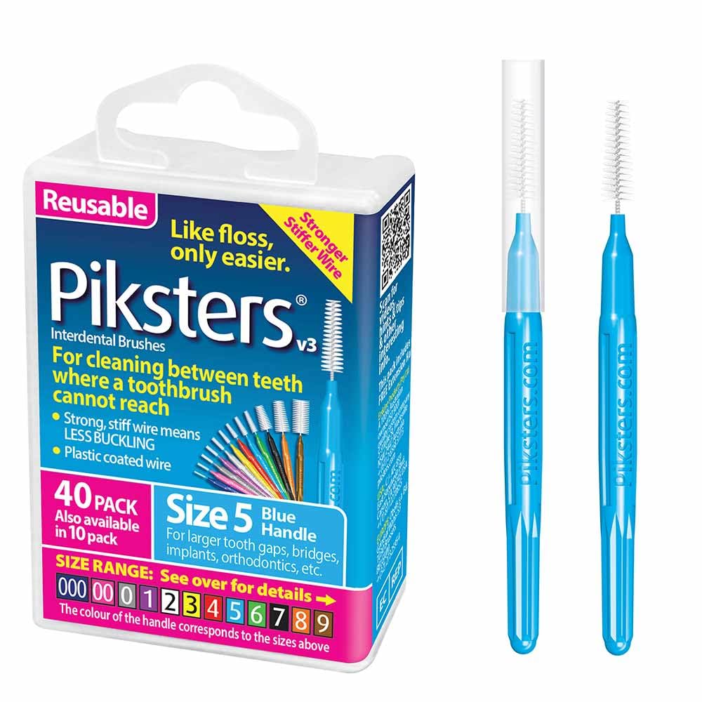 Piksters Interdental Brushes 40pk 000-7 Parent โ image 1