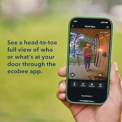 ecobee Smart Video Doorbell Camera (Wired) - with