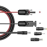Solar Panel Connectors For MC4 to DC Extension Cable 16AWG With DC 5.5mmx2.1mm,DC 3.5x1.35mm,DC 5.5x2.5mm And DC8mm Adapter F