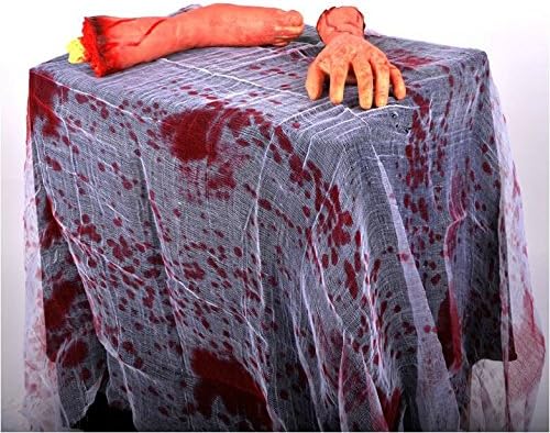Halloween Party Decoration Table Runners for Party 18070cm Halloween Venue Dress Up Torture Blood Belt Blood Table Cloth Blood Curtain
