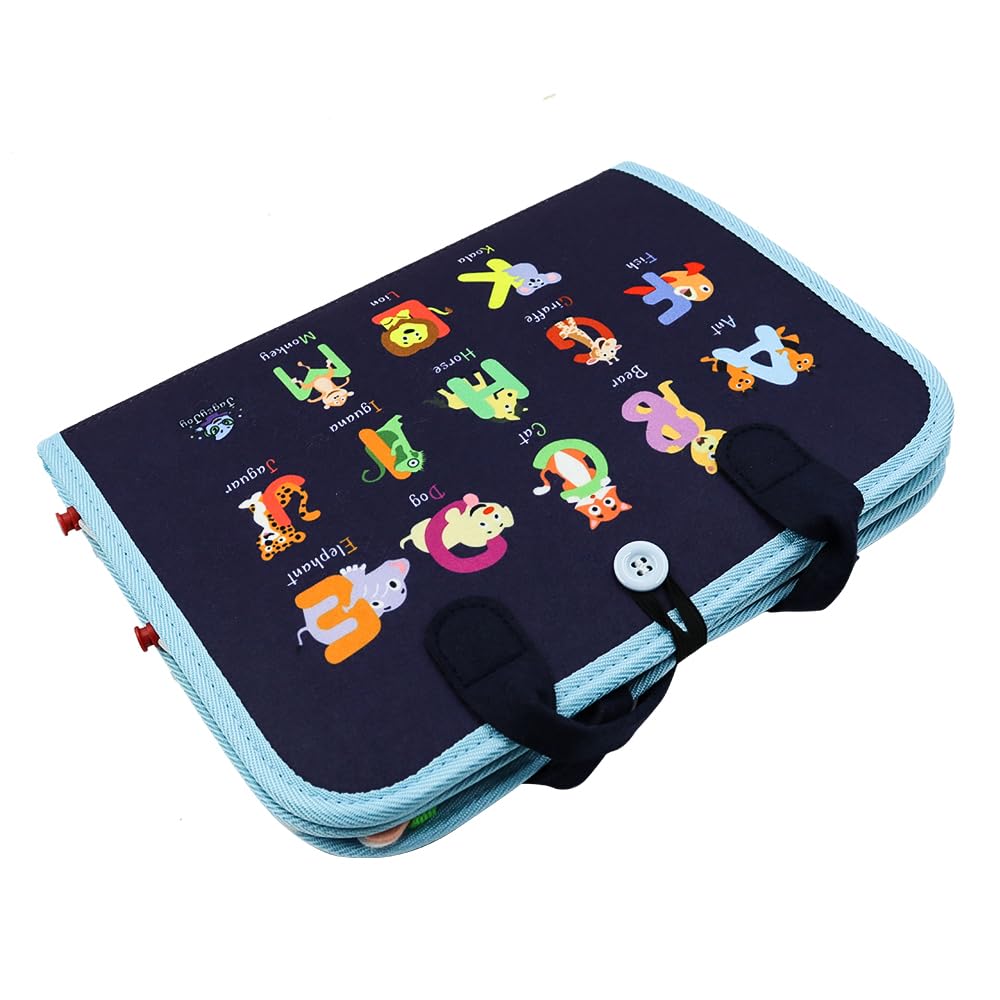 POFET Busy Board For Girls Boys Sensory Tools For Students Preschool Educational Learning Tools Activity Board For Fine Motor Skills Gifts