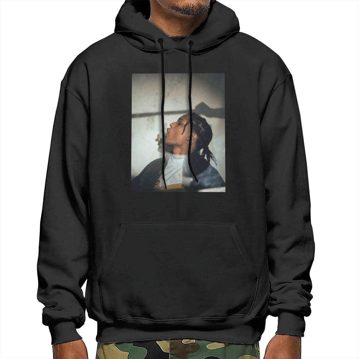 MxsSHIRT ASAP Rocky Hoodie for Mens/Womens Classic Style A$ap Pullover Sweatshirt Outwear Long Sleeve