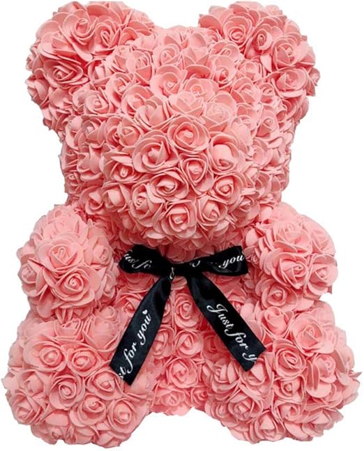 amor bear roses
