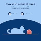 PetSafe SlimCat Interactive Feeder Pink - Adjustable Portions - Slow Feeder view 6