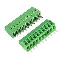 DIANN 50pcs PCB Connectors 2 Pin 5mm 0.2" Pitch