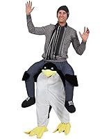 Adults Carry Me Snowman Fancy Dress Up Party Costume